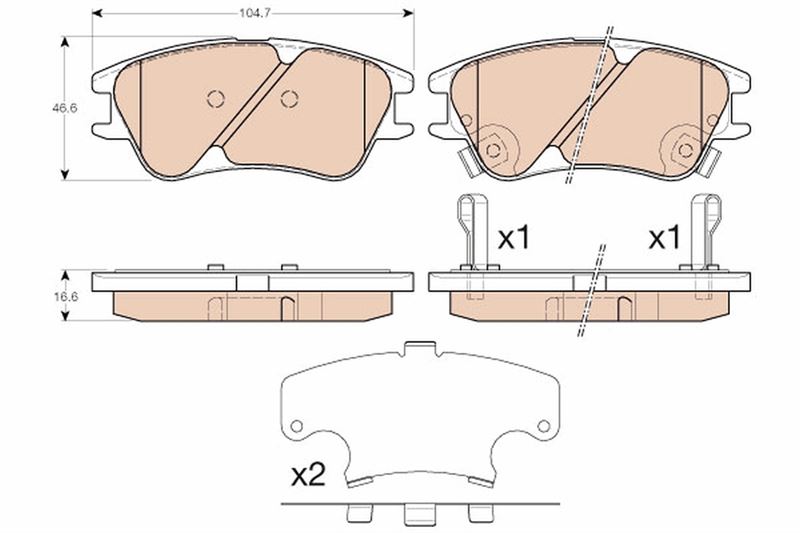 ÖN FREN BALATA HYUNDAI ATOS 1,1L G4HG 06-> - TRW - OEM 5810102A10