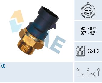 FAN MÜŞÜRÜ TEMPRA-UNO 1.4ie-1.6-PALIO-ALBEA - FAE - OEM 7655732