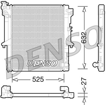 RADİATOR. ENGİNE COOLİNG MITSUBISHI L 200 / TRITON...