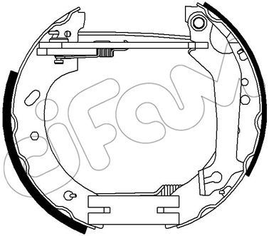 HIZLI TAMİR KİTİ(PAPUÇ+FREN SİLİNDİRİ+YAYLAR) FORD EUROPE / FORD LCV 1.8 D. SW;1.8 TD. CABRİO. SW;1. - CIFAM