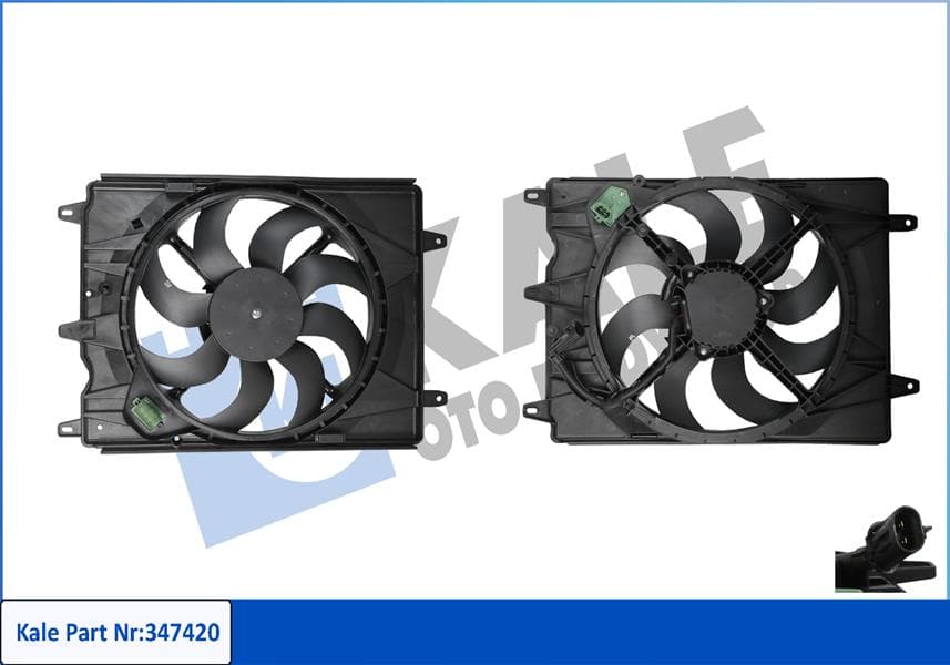 Radyatör Fan ve Motoru  FIAT ORJINAL 52052605