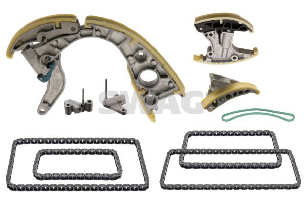EKSANTRIK ZINCIR SETI A4-A5-A6-Q5-Q7 CDTA-CDTB-CDUC-CDUD 3.0 TDI 11-( 10 PARCA ) - SWAG - OEM 059109229KS2