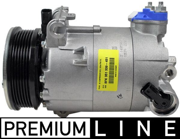 KLIMA KOMPRESORU LAND ROVER RANGE ROVER EVOQUE L538 SASI NO: EH000001> - MAHLE - OEM LR051044