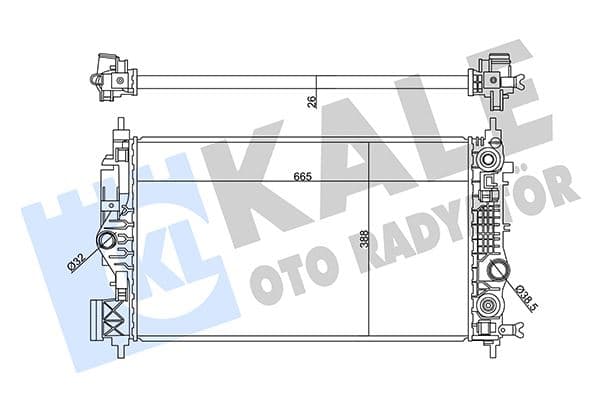 RADYATÖR (OTOMATİK) ASTRA J => INSIGNIA A 11=&g...