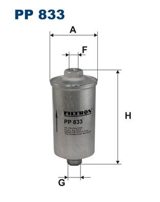YAKIT FİLTRESİ GOLF I-JETTA I 1.6-1.8 (78-84)-AUDI 100 2.1 (77-83)-AUDI 80 1.6 (76-82) - FILTRON - OEM 431131151