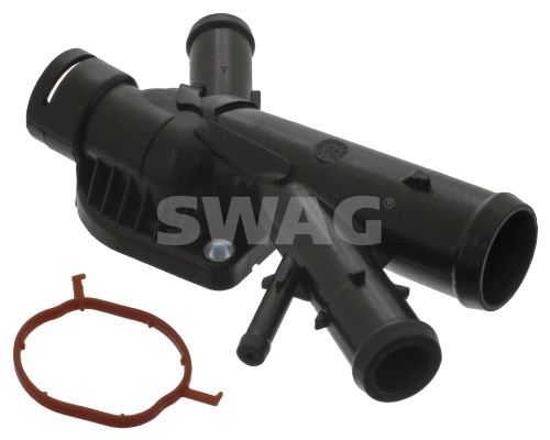 TERMOSTAT SU FLANŞI GOLF5-CADDY-JETTA-LEON-PASSAT 1.6-2.0 TDI CAYC CAYB CFFB FEBI 45889 - SWAG - OEM 03L121132AA