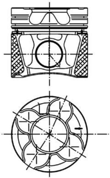 MOTOR PİSTON+SEGMAN (0.50) A4 2.5 TDI-A6 2.5 TDI-A...