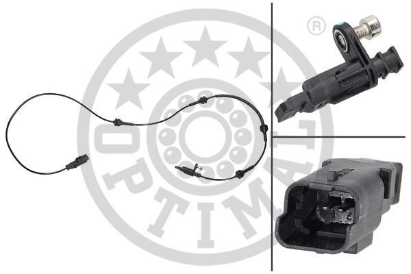 ÖN ABS TEKERLEK HIZ SENSÖRÜ P508 2.2-C6 3.0 V6-2.2 HDİ-2.7 HDİ 05> 407 1.8-2.0 16V 04> C5 06> - OPTIMAL - OEM 4545.K6