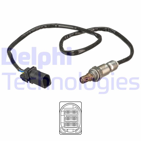 Ön OKSİJEN SENSÖRÜ VWVW California.Campmobile.Caravelle.Multivan.Transporter - DELPHI - OEM 04L906262E