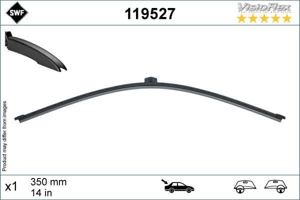 SWF VisioFlex Flat Blade (X1) (340 mm) (ARKA) AUDI...