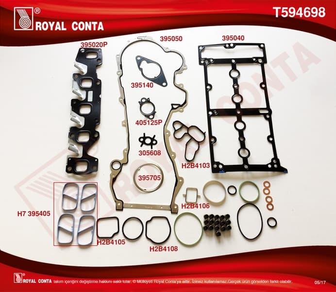 ÜST TAKIM CONTA DOBLO-PUNTO-500 1.3MTJ 10=> (SK...