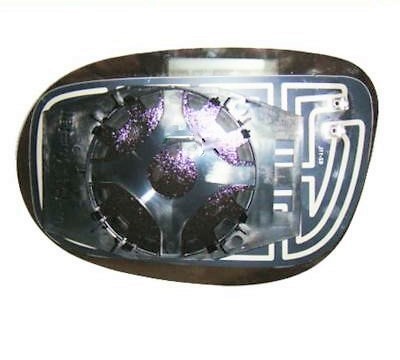 DIŞ DİKİZ AYNA CAMI ISITMALI ASFERİK MAVİ CAM SOL - ART - OEM 735508255