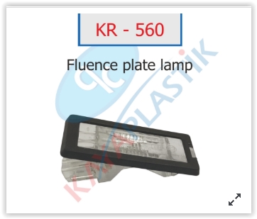 PLAKA AYDINLATMA LAMBASI FLUENCE — KAYA 1030222 - KAYA - OEM 8200013577