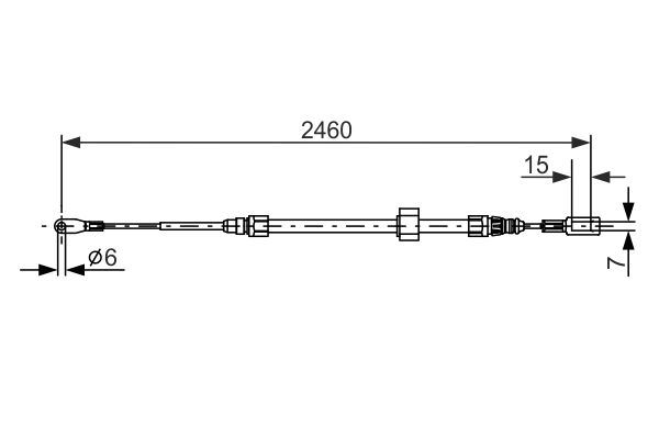 FREN HALATI ON MERCEDES SPRINTER B901>B904 . VW LT 28-35-46 - BOSCH - OEM A9014202285