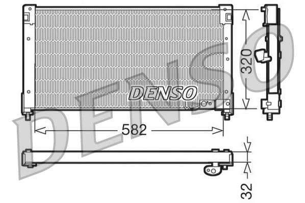 CONDENSER. AİR CONDİTİONİNG HONDA ACCORD V (93-98)