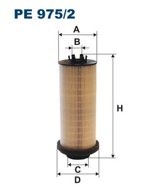 YAKIT FİLTRESİ DAF XF 105-CF 75-CF 85 - FILTRON - OEM 1616361