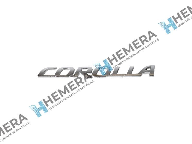 AMBLEM YAZI ARKA TOYOTA COROLLA 2013-2019 7544212...