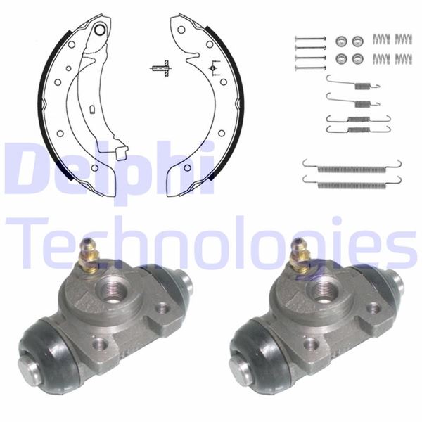 FREN PABUÇ KİTİ ARKA CITROEN BERLİNGO. XSARA PİCASSO / PEUGEOT PARTNER. RANCH 06/96> - DELPHI