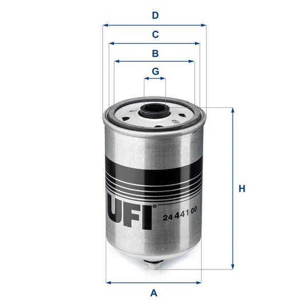YAKIT FİLTRESİ VOLVO S60 2.4D (2001-2010) S80 (01-06) V70 II 2.4D (01-07) XC70 (02-07) XC90 (05-14) - UFI - OEM 8624522