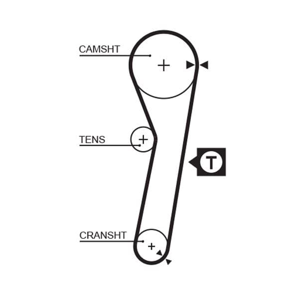 (x) TRİGER KAYIŞI (093x254) DAIHATSU CHARADE 1.3 ...