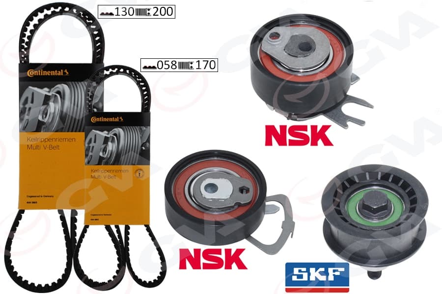 TRİGER SETİ(130x20)POLO-CORDOBA-GOLF4-FABIA-BORA 1...