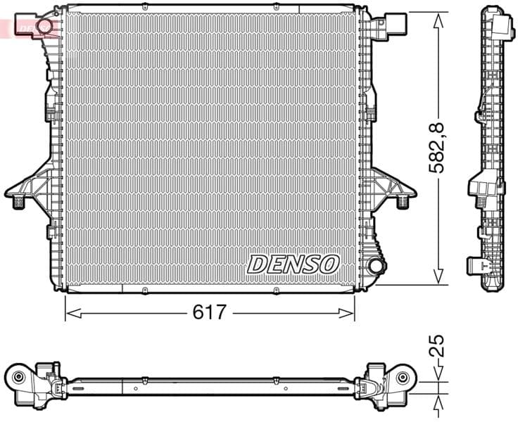 RADİATOR. ENGİNE COOLİNG VW AMAROK (2H. S1) (10-)