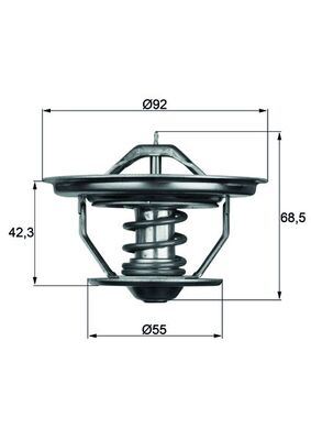 TERMOSTAT Thermostat insert — MAHLE TX3575 - MAHLE