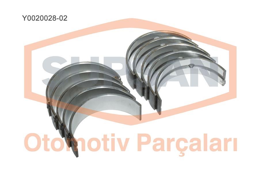 YATAK ANA PEUGEOT PARTNER - CİTROEN BERLİNGO - BOXER DİESEL 1.9 (ENG. XUD7/XUD9/9A) - SUPSAN - OEM 11392