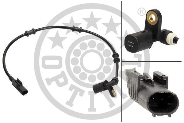 ABS SENSORU ARKA SAG MERCEDES ML-CLASS W163 - OPTIMAL - OEM A1635401117