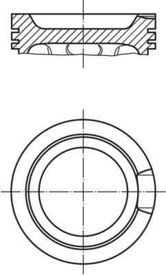 (x) MOTOR PİSTON+SEGMAN (STD) PASSAT 1.8 T 20V (AW...