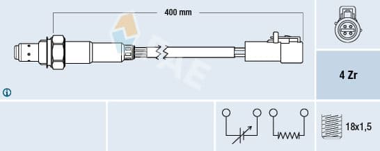 OKSIJEN SENSORU FORD FIESTA V (JH_. JD_): 01>08...