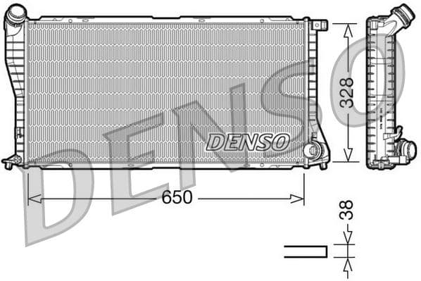 RADİATOR. ENGİNE COOLİNG BMW 5 (E39) (95-04)