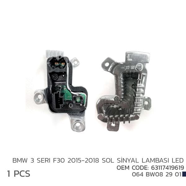 BMW 3 F30 2015-2018 SOL SİNYL LED MODL 63117419619