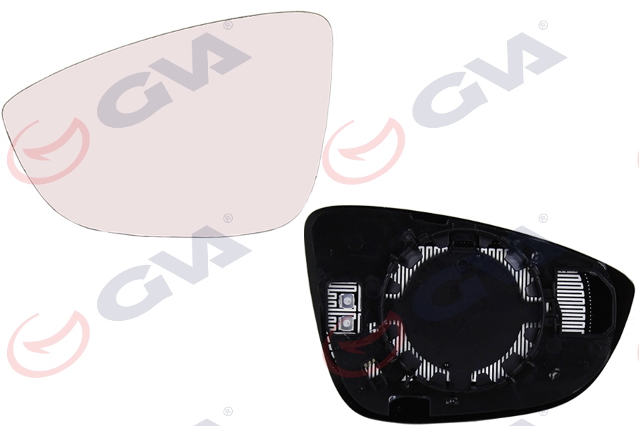 AYNA CAMI SOL PASSAT 10> ISITMALI+ASFERİK VM-6194AGHL - GVA - OEM 3C8857521B