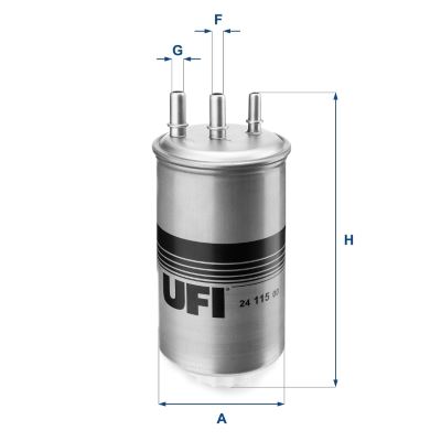 YAKIT FİLTRESİ LOGAN 01>06 SANDERO 08> DUSTER 10> CLIO SYMBOL II 05> 1.5dCI K9K - UFI - OEM 164002137R