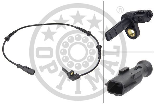 ABS SENSÖRÜ ÖN SAĞ-SOL RENAULT MEGANE III 09> FLUENCE 09> DACIA DUSTER 10> - OPTIMAL - OEM 479100004R