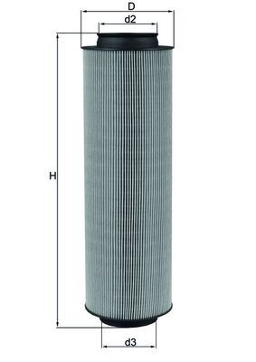 HAVA FILTRESI MERCEDES OM668 W168 W414 - MAHLE - OEM A6680940304