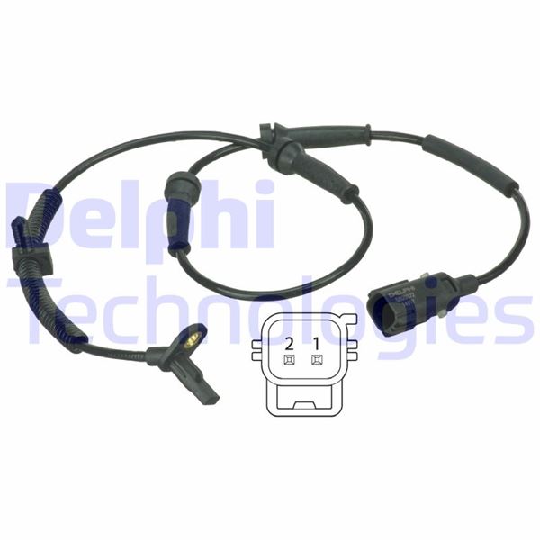 ABS SENSORU ON LAND ROVER FREELANDER 2 L359 06>14 - DELPHI - OEM LR001056