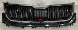 ON PANJUR KROM CERCEVE RADAR KAMERA DELIKLI MAT SIYAH KADIAQ 2016-2022 - PRO-A - OEM 565853653C