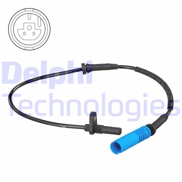 ABS SENSORU ON BMW X5 E53 00>06 - DELPHI - OEM 34526771704