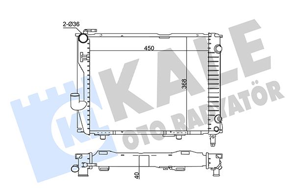 MOTOR SU RADYATORU MERCEDES W124 S124 C124 A124 KLIMASIZ - KALE - OEM A1245001503