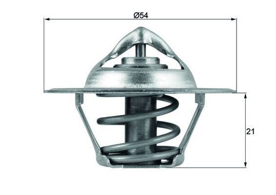 TERMOSTAT POLO IV-V (9N-9A-9A4-9A2-9N2-9A6-6R1-6C1) 1.2 1.4 16V TSI - MAHLE - OEM 032121110F
