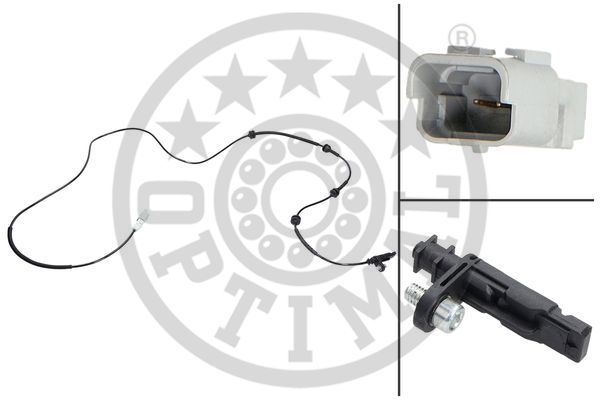 ABS TEKERLEK HIZ SENSÖRÜ ARKA PSA 407 1.8 16V-2.0 16V-2.2 16V (04-) - OPTIMAL - OEM 4545.H6