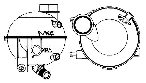 Ausgleichsbehälter CITRO C4 I 04- - MAHLE