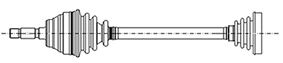 (x) AKS ÖN SOL STILO 1.8 16V-1.9 JTD 01=> - CIFAM - OEM 46307666