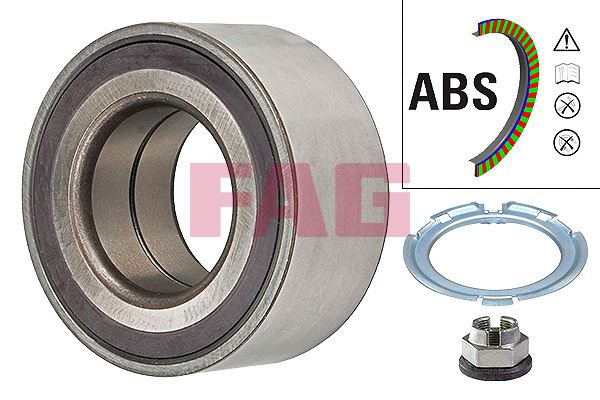 ON TEKER RULMANI TRAFIC II 06> OPEL VIVARO 06> 1.9dCİ ABS`Lİ (86x45x39) - FAG - OEM 402106566R