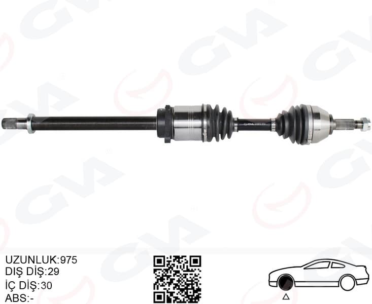 ÖN AKS SAĞ RENAULT KOLEOS (HY_) 2.0 DCI A-T (08-14...