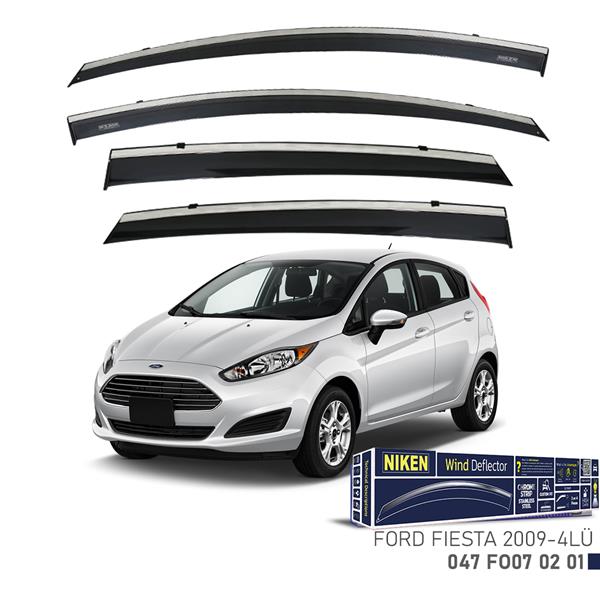 KROMLU CAM RÜZGARLIĞI FORD FIESTA 2009- 4LÜ - NIKEN