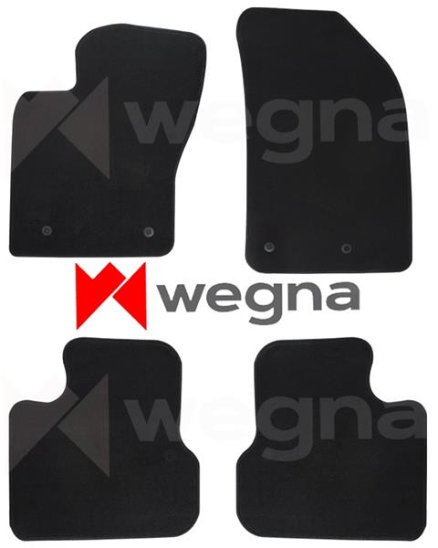 HALI PASPAS SİYAH FIAT EGEA HATCHBACK 2016 > - WEGNA - OEM PASPAS