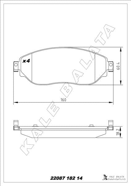 ÖN FREN BALATA RENAULT TRAFIC III 15> OPEL VIVA...